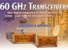 高集成的60GHz無線收發芯片組