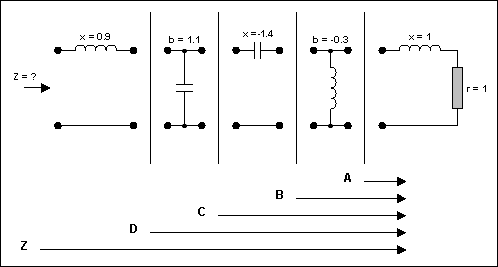 圖9. 將圖8網(wǎng)絡(luò)中的元件拆開進(jìn)行分析