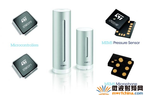 時尚纖薄的Netatmo氣象站采用意法半導(dǎo)體（ST）芯片預(yù)報天氣