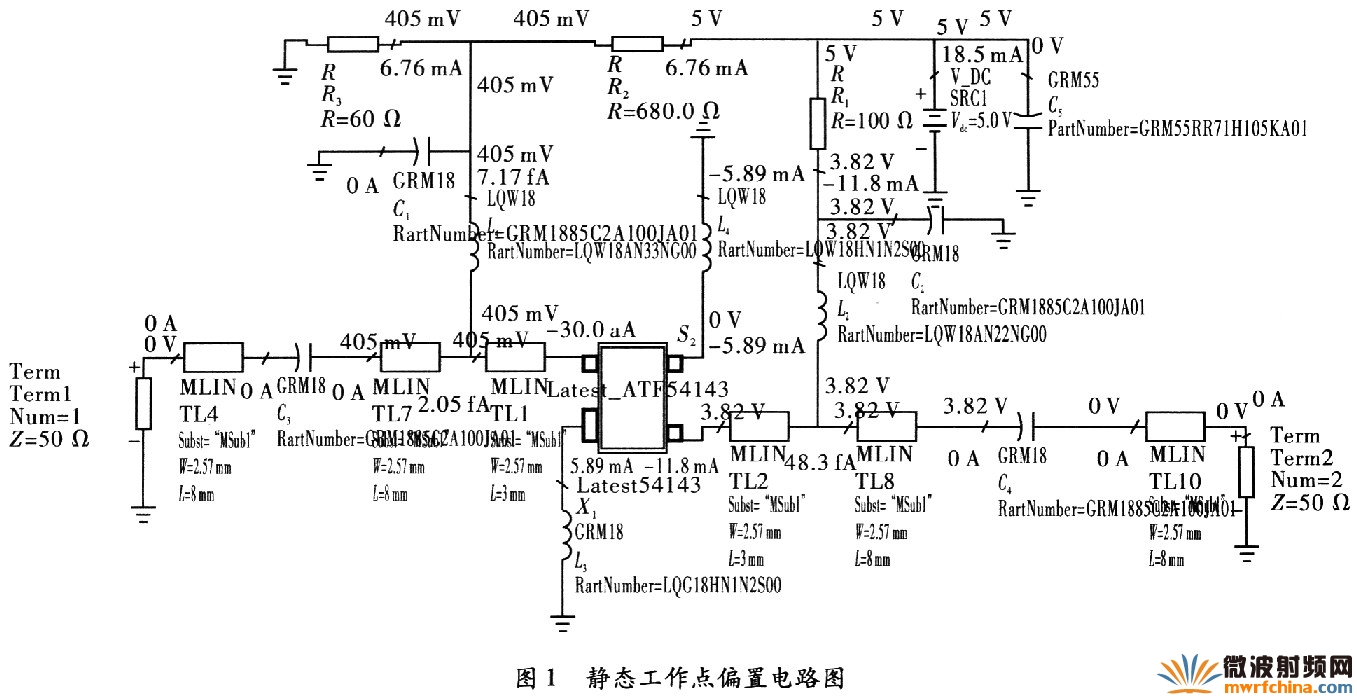 靜態工作點偏置電路圖