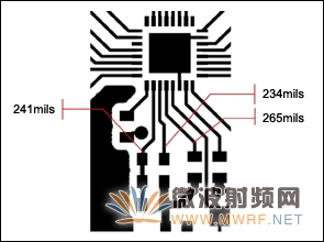 一個緊湊的PCB布局，寄生效應會對電路產生影響