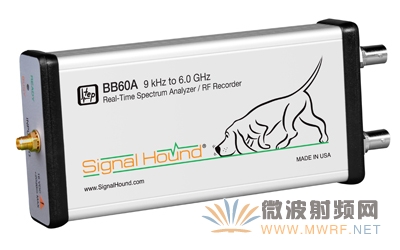 Test Equipment Plus推出實時頻譜分析儀和射頻記錄儀BB60A
