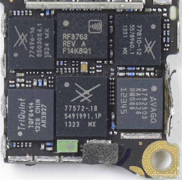 iPhone 5S拆解：北美、亞太版射頻前端對比