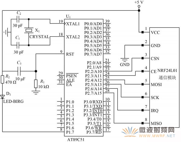圖4系統通信電路圖。