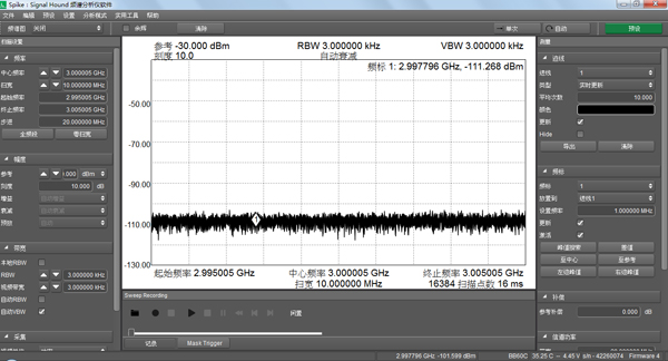 Signalhound Spike軟件功能介紹