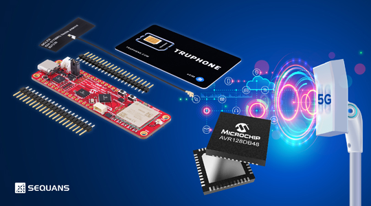 Microchip推出全新8位單片機開發板，可連接5G LTE-M窄帶物聯網網絡
